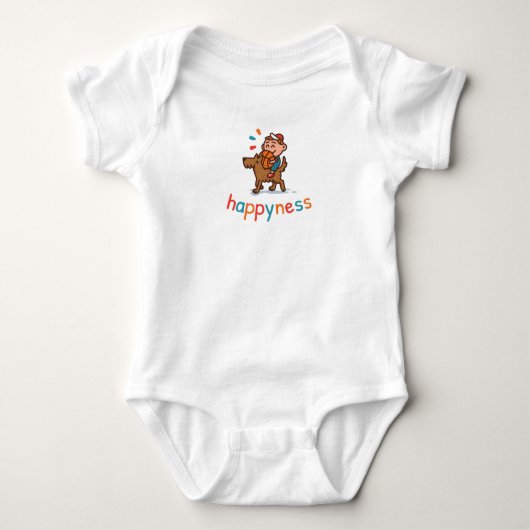 Glück Baby Strampler (Vorderseite)