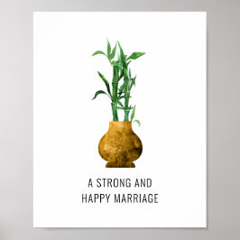 Glück Bamboo Strong and Happy Ehe Poster