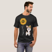Glück bedeutet ein Corgi Mimi zu sein T-Shirt (Vorne ganz)