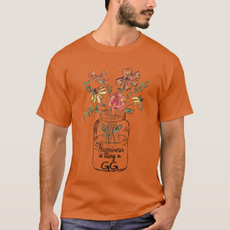 Glück bedeutet, GG Life Flower ArtGrandmaee gif zu T-Shirt