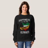 Glück bedeutet, mit einer kuwaitischen Ehefrau ver Sweatshirt (Vorne ganz)