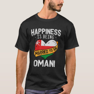 Glück bedeutet, mit einer omanischen Ehefrau verhe T-Shirt