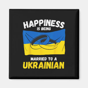 Glück bedeutet, mit einer Ukrainerin verheiratet z Magnet