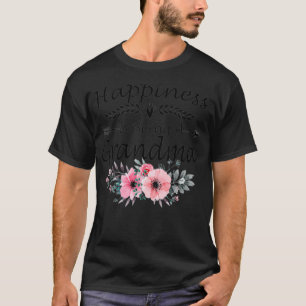 Glück bedeutet Oma zu sein  Muttertag T-Shirt
