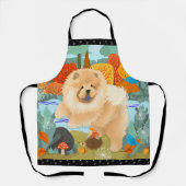 GLÜCK BEGRÜSSEN Koch-Bastler Schürze (Vorderseite)