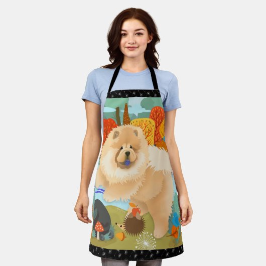 GLÜCK BEGRÜSSEN Koch-Bastler Schürze (Getragen)