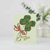Glück bei der Irish St. Patrick's Day Postcard Postkarte (Stehend Vorderseite)