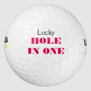 Glück bei einem tollen Golfer-Zitat Golfball