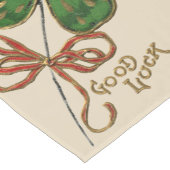 Glück beim irischen St. Patrick's Table Runner Kurzer Tischläufer (Ecke)