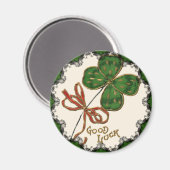 Glück beim Irish St. Patrick's Day Magnet (Vorderseite/Rückseite)
