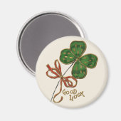 Glück beim Irish St. Patrick's Day Magnet (Vorderseite/Rückseite)