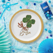 Glück beim Irish St. Patrick's Paper Plate Pappteller (Party)
