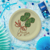 Glück beim Irish St. Patrick's Paper Plate Pappteller (Party)