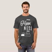 Glück beim Laden bitte warten - Spaß T-Shirt (Vorne ganz)