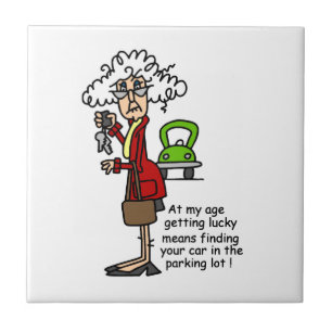 Glück beim Spaß Fliese