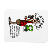 Glück beim Spaß Magnet (Horizontal)