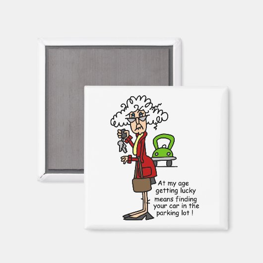 Glück beim Spaß Magnet (Vorderseite/Rückseite)