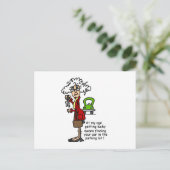 Glück beim Spaß Postkarte (Stehend Vorderseite)