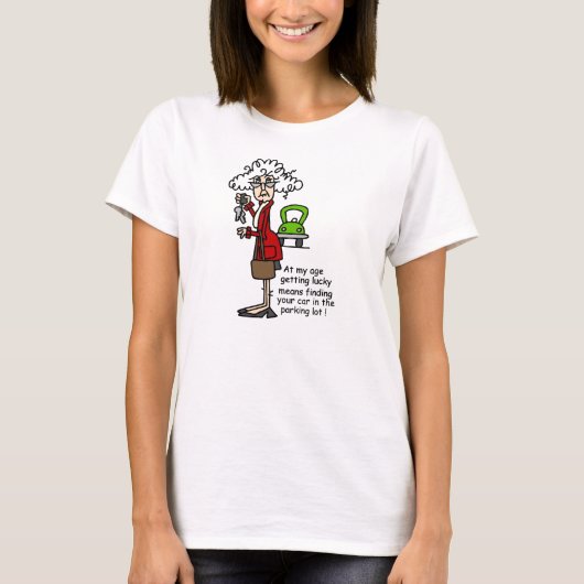 Glück beim Spaß T-Shirt (Vorderseite)