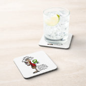 Glück beim Spaß Untersetzer (Rechte Seite)