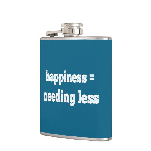 Glück = Benötigen Weniger Flachmann (Links)