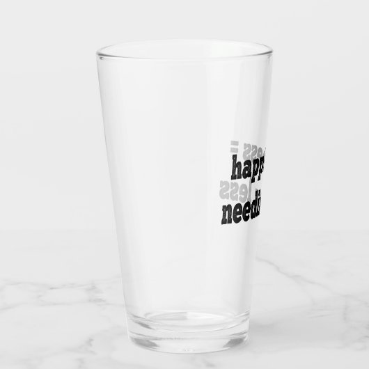 Glück = Benötigen Weniger Glas (Rechts)