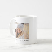 Glück. Bestfriend Gift Foto Keepake Kaffeetasse (Vorderseite Links)