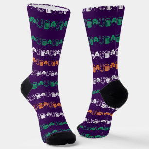 Glück - Bier - Kleeblätter Socken