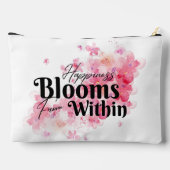 Glück blüht aus dem Inneren Zubehörtasche (Rückseite)