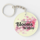 Glück blüht aus dem Schlüsselanhänger (Vorderseite)