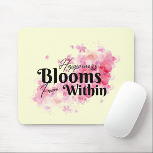 Glück blüht aus der Maus Pad Mousepad