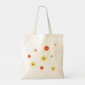 Glück blüht Daisy Tote Bag Tragetasche (Rückseite)
