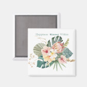 Glück blüht im Magnet Classic (Vorderseite/Rückseite)