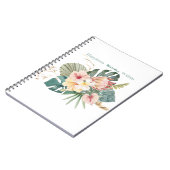 Glück blüht im Notebook  Notizblock (Linke Seite)