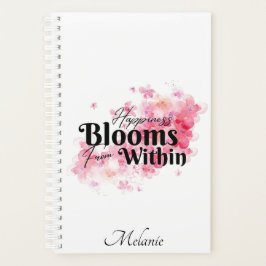 Glück blüht von innen heraus planer