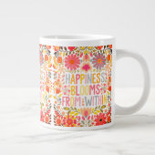 Glück blüht von innen Jumbo-Tasse (Rechts)