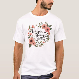 Glück blüht von innen - Kultivieren der inneren Fr T-Shirt