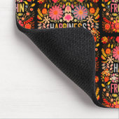 Glück blüht von innen mousepad (Ecke)