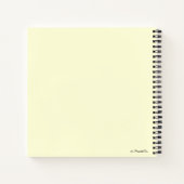 Glück blüht von innen notizblock (Rückseite)