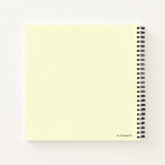 Glück blüht von innen notizblock (Rückseite)