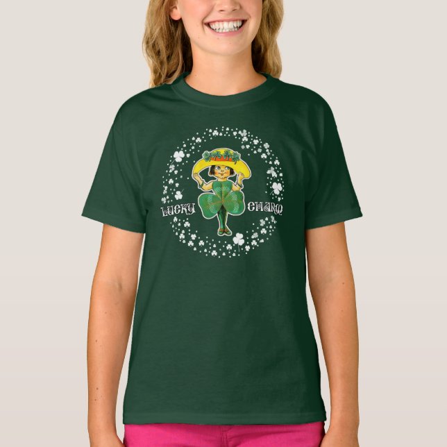 Glück Charm. St. Patrick's Day T-Shirt (Vorderseite)