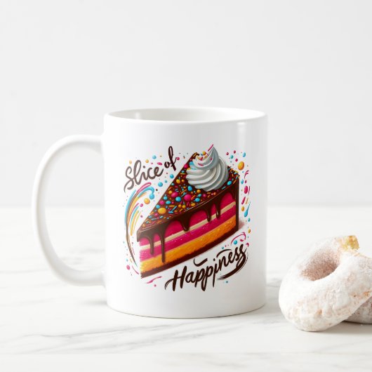 Glück D1 Kaffeetasse (Mit Donut)
