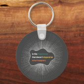 Glück, das nicht davon abhängt, was passiert schlüsselanhänger (Vorderseite)