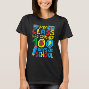 Glück, dass meine Klasse 100 Tage Schullehrer nied T-Shirt
