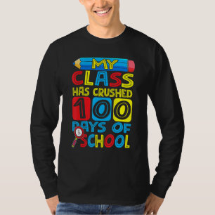 Glück, dass meine Klasse 100 Tage Schullehrer nied T-Shirt