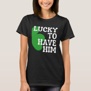 Glück, dass seine Niedlichen Paare St Patrick ents T-Shirt