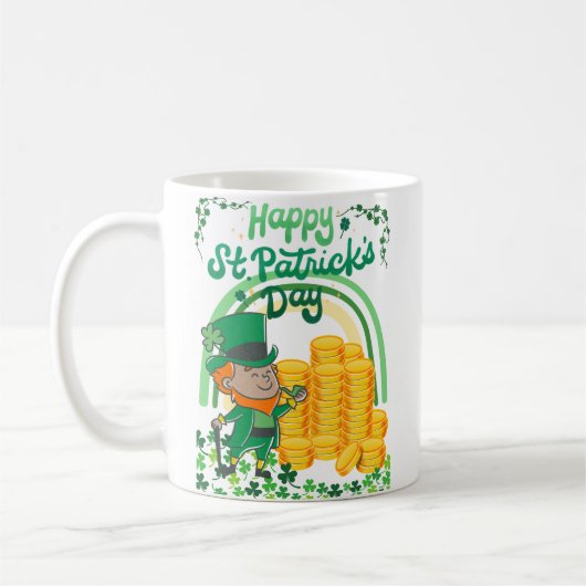 Glück den Iren Kaffeetasse (Links)