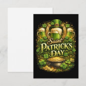 Glück der Emerald Isle Dankeskarte (Vorne/Hinten)
