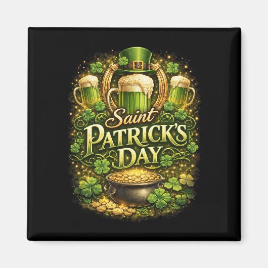Glück der Emerald Isle Magnet (Vorne)