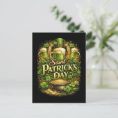 Glück der Emerald Isle Postkarte (Stehend Vorderseite)